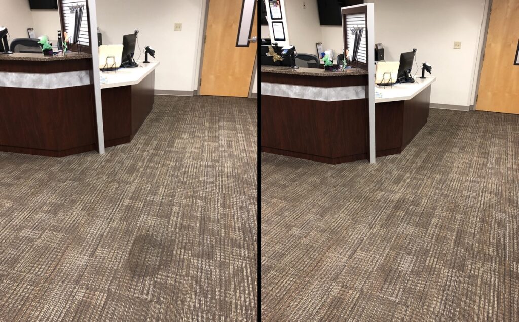 cleaning before and after compare